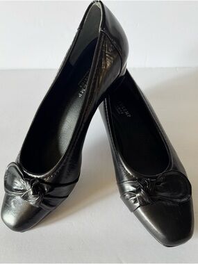 Mark Lemp Women’s 9.5 Classics By Walking Cradle Flats Shoes Black Slip On